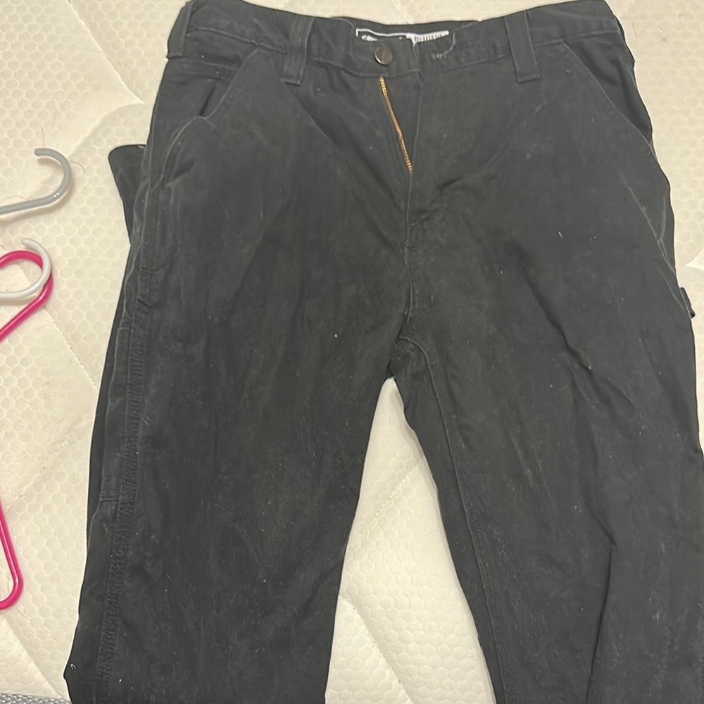 Carhartt Men's Black Cargo Pants relaxed fit 32x36. Never wore.